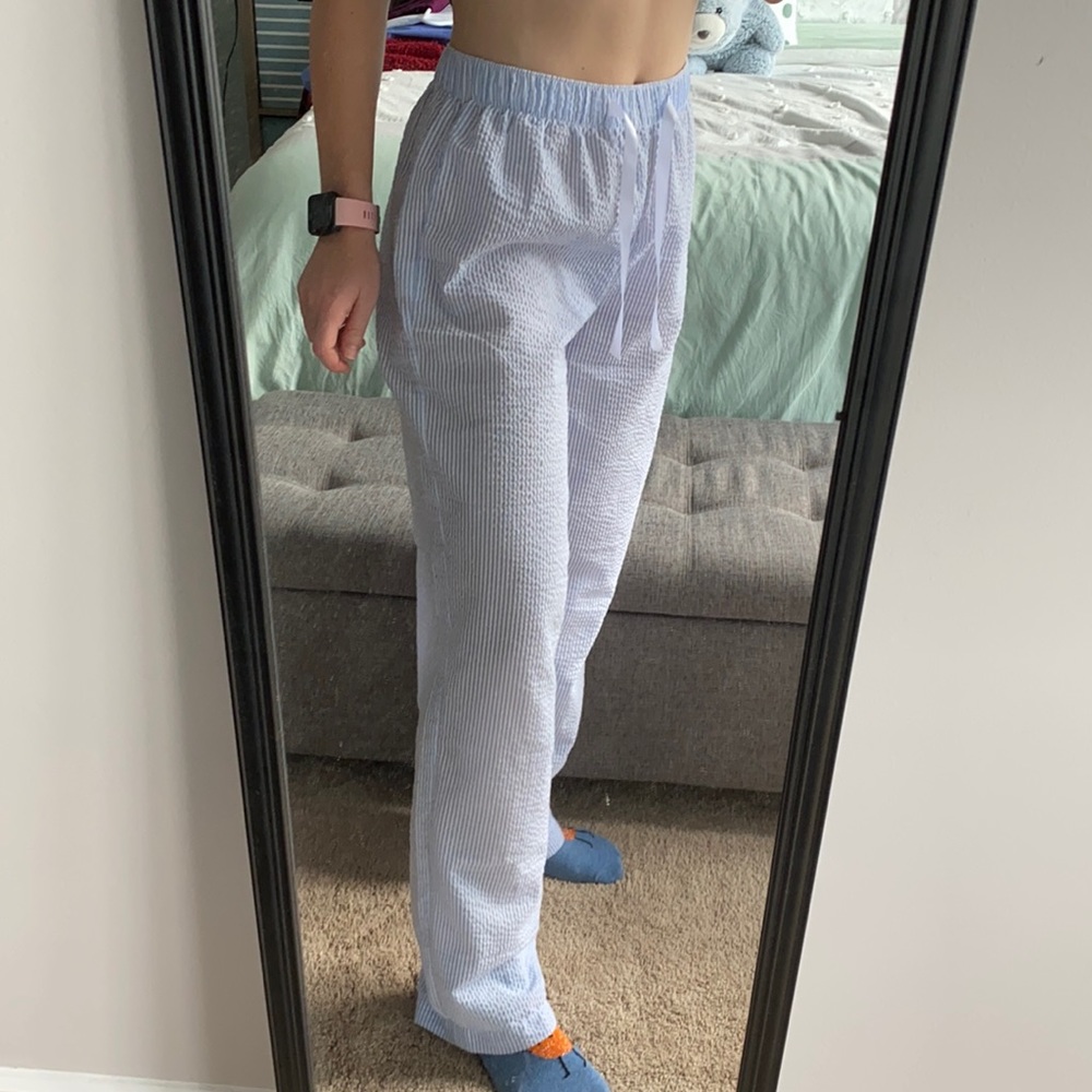 Seersucker pj pants